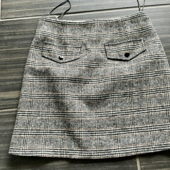 Lili Sidonio By Molly Bracken tweed mini skirt size small - Picture 4 of 10